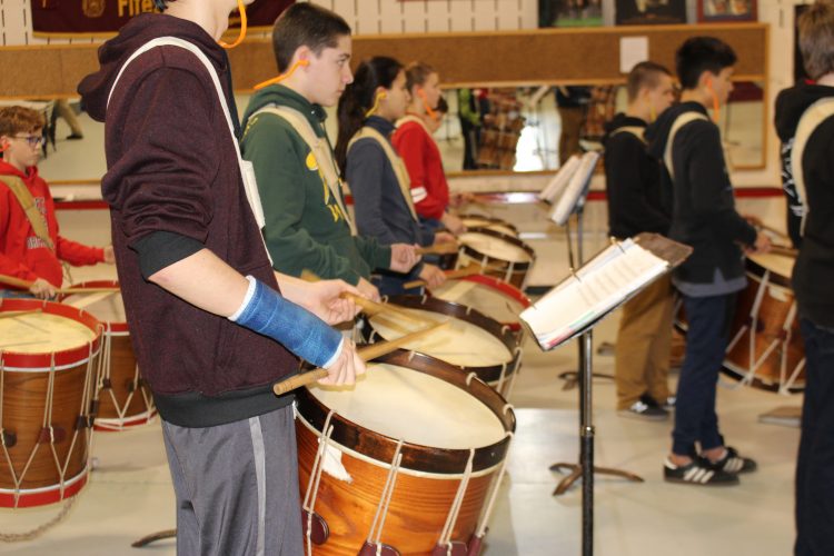 According to Steward Pittman, the Williamsburg Fife and Drum Corps spends eight years building musicians through teaching music theory, history, and providing an intimate understanding of their instrument. (Alexa Doiron/WYDaily)
