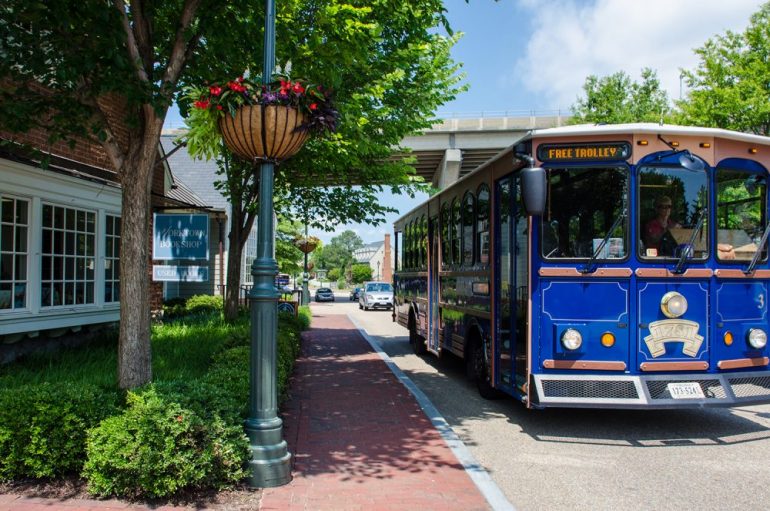 Trolley drivers can help visitors get where they want to go and help them find the hidden historic gems in Yorktown. (Courtesy photo/York County)