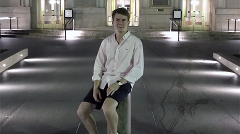 Andrew McLaughlin is postponing graduation for two years in order to sail around the world on the Picton Castle. (Courtesy photo/Andrew McLaughlin