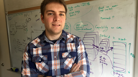 Dmitry Evtyushkin, an assistant professor in William & Mary’s Department of Computer Science, has been studying the security vulnerabilities of speculative execution. (Adrienne Berard/W&M News)
