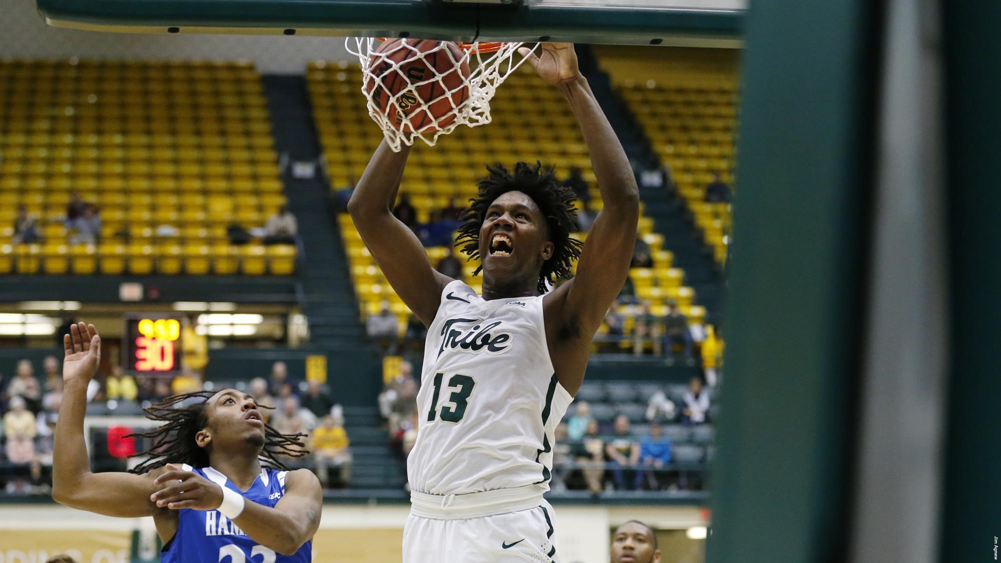 William & Mary men's basketball junior Nathan Knight. (WYDaily/Courtesy Tribe Athletics)