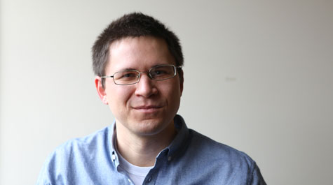 Philip Swenson, first-year assistant professor of philosophy at William & Mary, is researching and discussing the intricacies of the topic with students in a new class this semester. (Stephen Salpukas/W&M News)