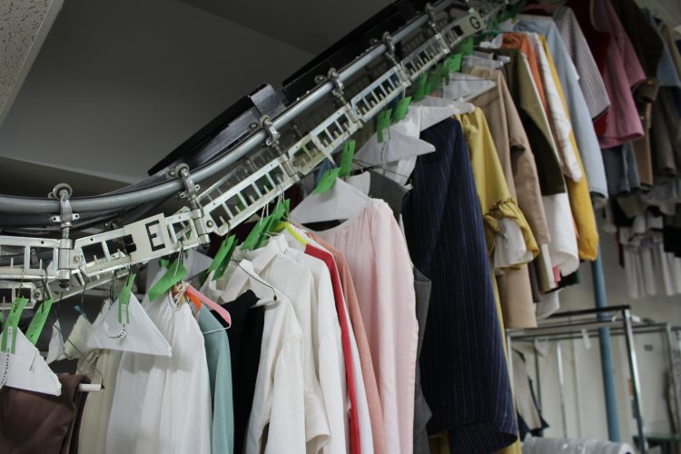 Each of the approximately 700 actors in Colonial Williamsburg are allotted about 60 items of clothing, such as six white shirts and breeches, which are usually enough to last a week's worth of work, according to Benda Rosseau the manager at the Colonial Williamsburg Costume Design Center. (Alexa Doiron/WYDaily)