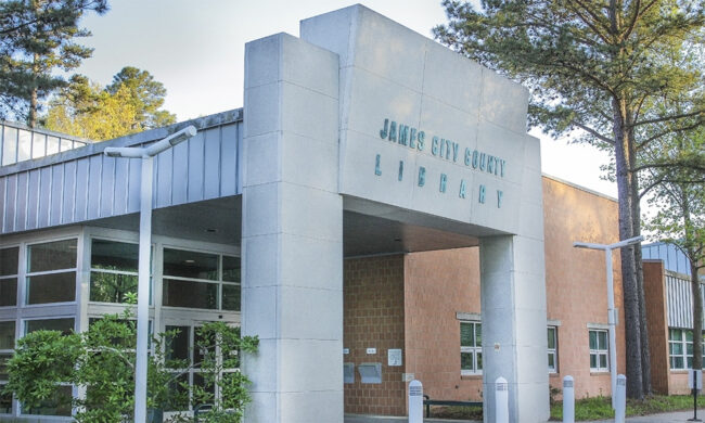 The James City County Library. (WYDaily/Bryan DeVasher)