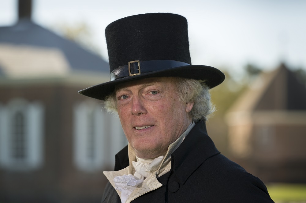 Bill Barker has portrayed Thomas Jefferson since the 1980s. (Courtesy Summer 2016 Trend & Tradition Magazine and Colonial Williamsburg)
