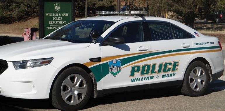 William and Mary Police say a man was robbed early Tuesday on campus. (William & Mary Police)