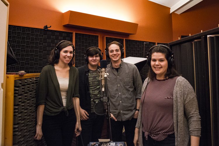 The eight members of the American Train Collective have finally finished their year-long producted and produced an album of original work that was created while traveling across the country in a train. (Photo courtesy of Caroline Scruggs)