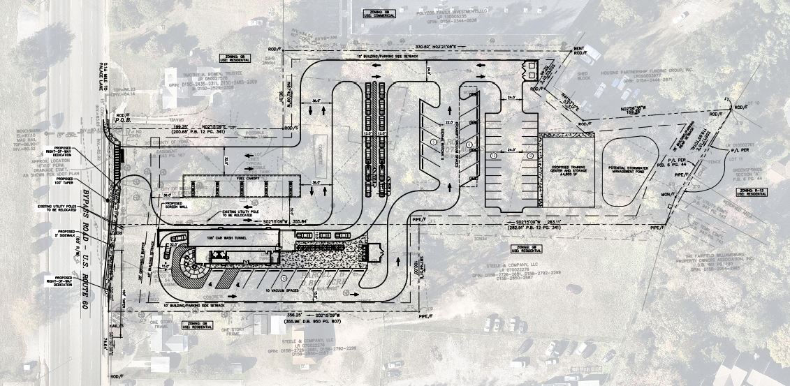 A site plan submitted alongside the application. (WYDaily/ Courtesy York County)