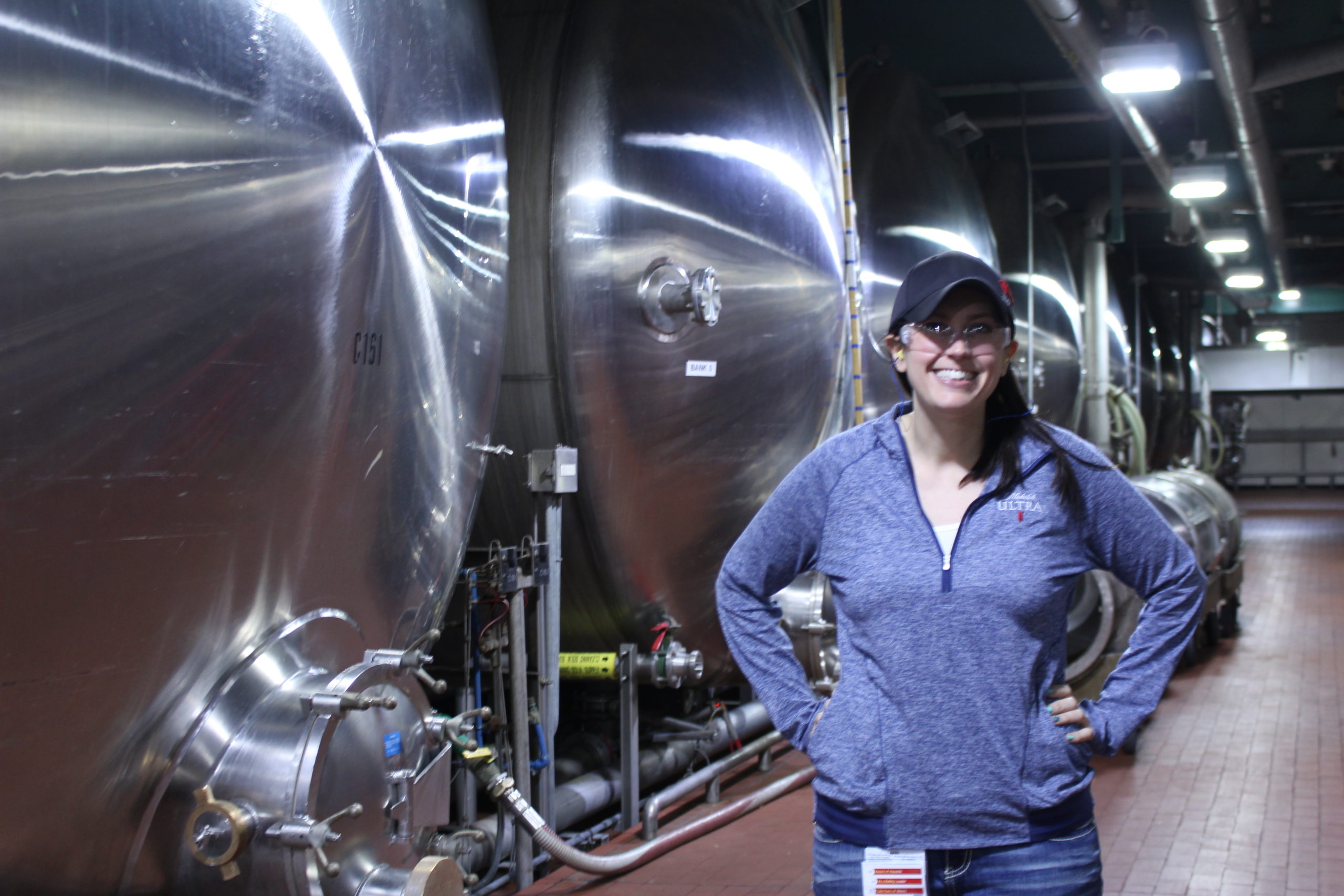 Jennifer Logan is the brewmaster at the Anheuser-Busch brewery in Williamsburg. After 11 years in a historically male-dominated field, she has found hard work and dedication is what matters most. (WYDaily/Alexa Doiron)