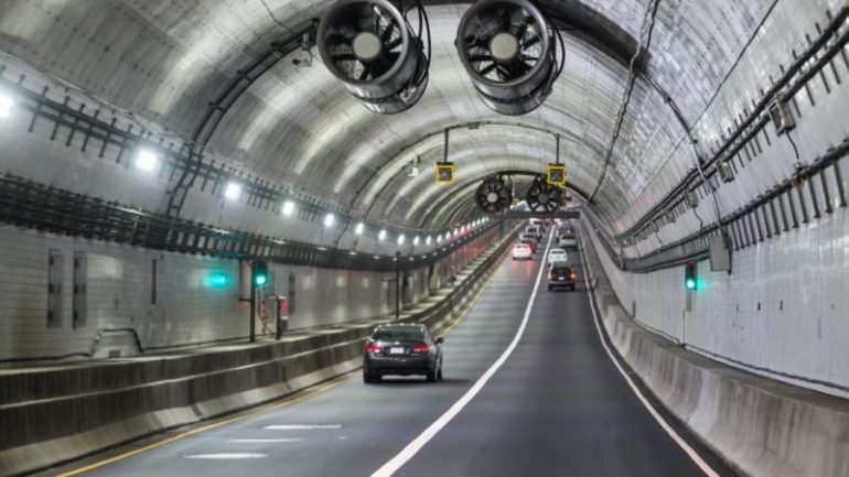 Midtown Tunnel between Norfolk and Portsmouth. (WYDaily/Courtesy of SKANSKA)