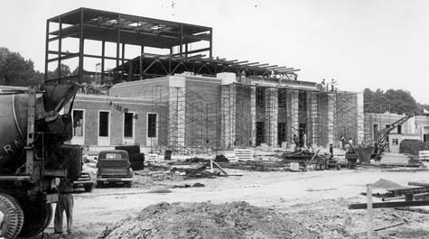 The second Phi Beta Kappa Hall opened in 1957. The first, known today as Ewell Hall, was damaged by fire in 1953. (WYDaily/Courtesy of University Archives)
