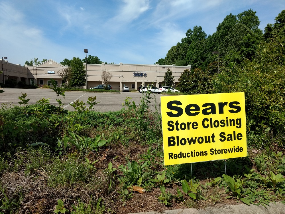 The Sears store in Lightfoot will be closing July 1. (Andrew Harris/WYDaily)