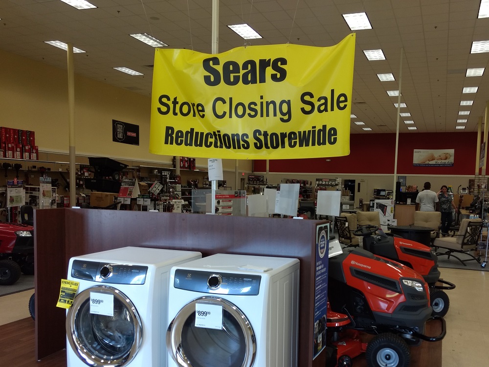 A store closing sale is underway in Sears before they close in July. (Andrew Harris/WYDaily)