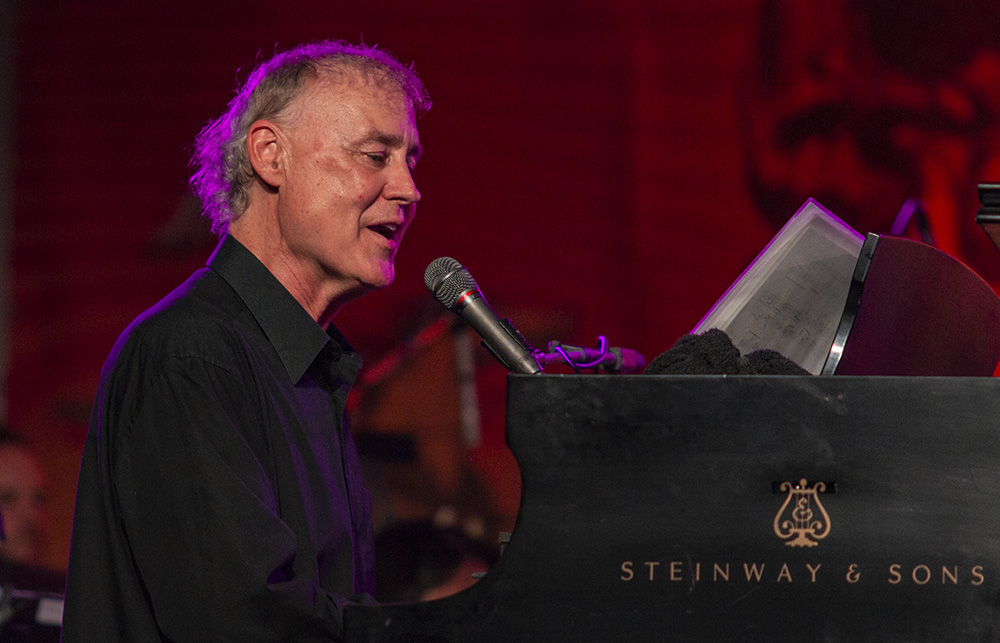 Bruce Hornsby performs Saturday, June 23, 2018, on the closing day of Funhouse Fest in downtown Williamsburg. (Bryan DeVasher/WYDaily)