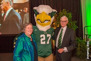 Tribe Athletics has named its griffin mascot after outgoing president, Taylor Reveley. (WYDaily/Courtesy of Tribe Athletics)