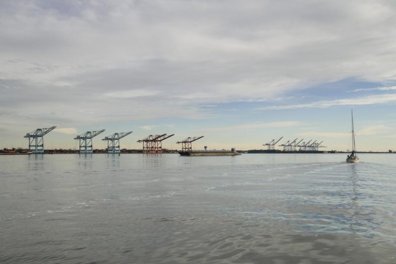 The Port of Virginia will benefit from the increased depths of Norfolk Harbor and its shipping channels. (HNNDaily photo/Courtesy U.S. Army Corps of Engineers)