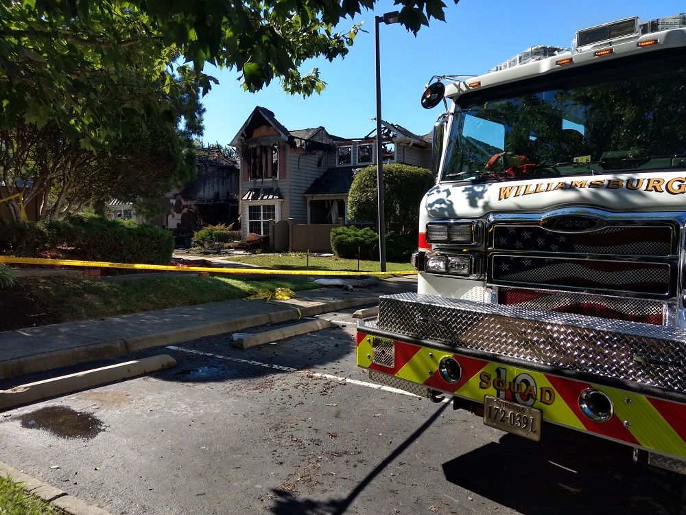 What remains of Jeanette Weaver's apartment. (WYDaily/Andrew Harris)