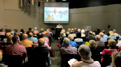 Founded as a volunteer organization in 1991 associated with William & Mary, the Christopher Wren Association (CWA) provides over 300 courses throughout the year, including a Town & Gown Noon Lecture Series and other scheduled activities to registered members. (WYDaily/Courtesy of W&M News)