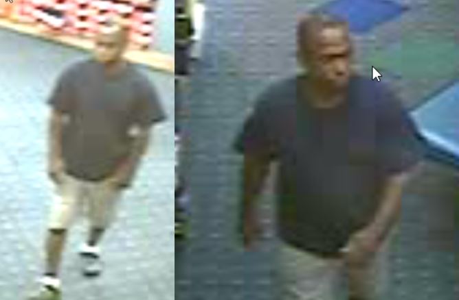 James City County Police are searching for a suspect believed to have stolen a pair of shoes from Rack Room Shoes on Aug. 24. (WYDaily/Courtesy James City County Police)