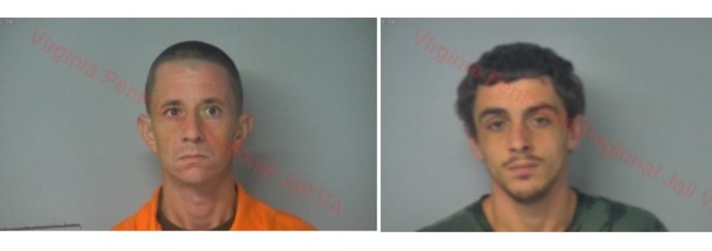 Jason Hertach, 33, and Alexander Crosby, 25, were arrested on Monday and charged with breaking and entering, grand larceny, conspire to commit grand larceny, conspire to commit breaking and entering, and larceny with intent to sell. (WYDaily/Courtesy Virginia Peninsula Regional Jail)