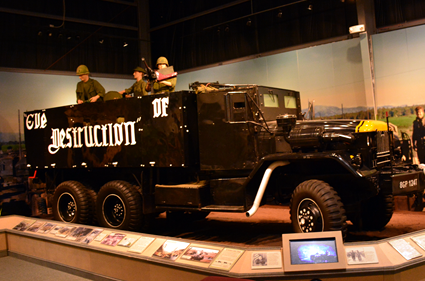 Among the displays at the U.S. Army Transportation Museum is this Vietnam-era truck, the only one of its kind to survive. (WYDaily photo/Courtesy U.S. Army Transportation Museum)