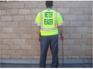 An example of the outfit a water meter reader may wear. (WYDaily/Courtesy York-Poquoson Sheriff's Office)
