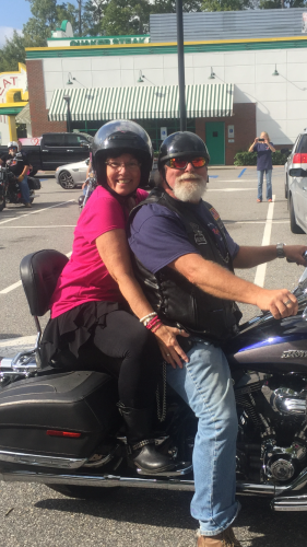 Participants paid a registration fee of $10 per bike and $5 for each additional rider with 130 participants and 35 motorcycles. The proceeds of which all go to Here for the Girls, Inc. (WYDaily/Courtesy Vicki Vawter)