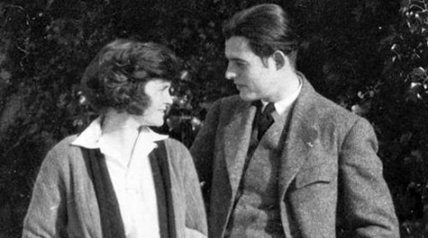 Hadley Richardson and Ernest Hemingway share a tender moment in this photo from 1922. A new book, The Paris Husband, by Scott Donaldson, the Louise G.T. Cooley Professor of English, Emeritus, at W&M, focuses on their relationship. (WYDaily/Courtesy Hemingway Collection, John F. Kennedy Library)