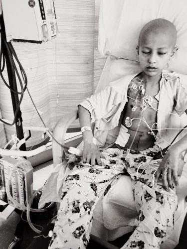 Wes underwent a number of chemotherapy treatments and surgeries throughout the seven years. His mother, Krista Pak, helped to spread awareness for childhood cancer by documenting his experience and sharing it with the community on a Facebook page. (WYDaily/Courtesy Pam Volkers)