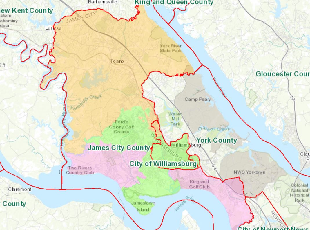 The social makeup of the current high school districting is becoming less diverse as people try to purchase homes zoned for a particular area, said Supervisor Jim Ichenhour. (WYDaily/Courtesy WJCC School Board)