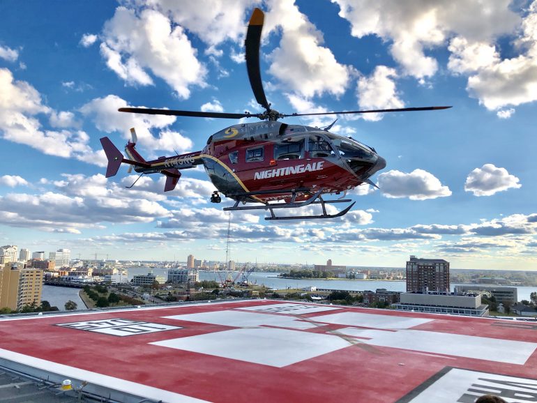 Nightingale Air Ambulance . (WYDaily file/Courtesy Sentara)