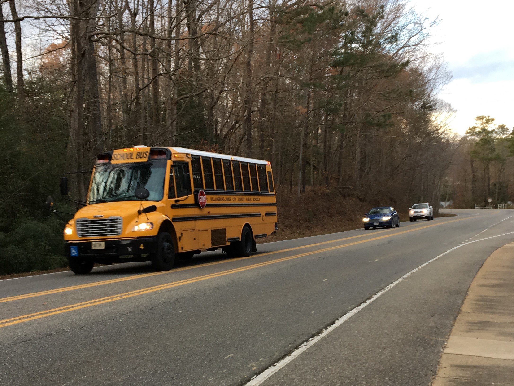 As students get on and off their school buses everyday, parents expect a level of safety from other drivers on the road. (WYDaily/Alexa Doiron)