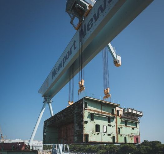 John F. Kennedy (CVN 79) at Newport News Shipbuilding (WYDaily/ Courtesy of Huntington Ingalls Industries)