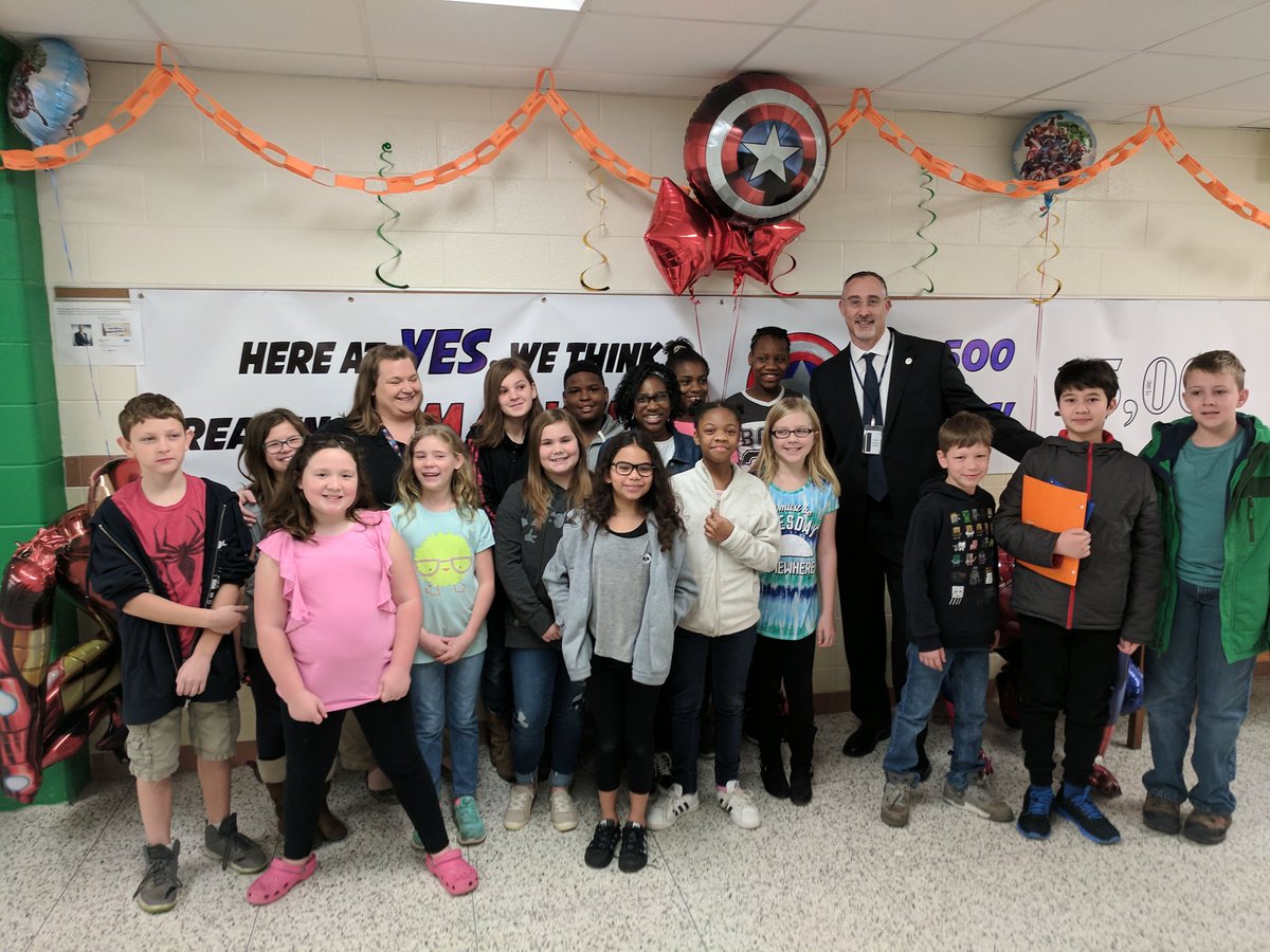 Yorktown Elementary students worked together to read 20,500 books during a new reading challenge from the school. (WYDaily/Courtesy Kelly Denny)