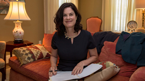 W&M President Katherine A. Rowe has been very busy since her swearing-in ceremony in July. (WYDaily/Courtesy Skip Rowland '83)