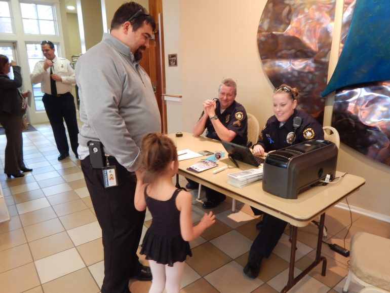 The annual vigil has members from various departments in James City County and City of Williamsburg presenting information about child abuse and neglect. (WYDaily/Courtesy Rebecca Vinroot)