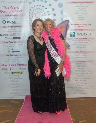 Mary Beth Gibson (left) and Renee Bowditch have grown an organization that has support systems in multiple states and holds successful annual events, like the Pink Carpet Gala. (WYDaily/Courtesy Here for the Girls)