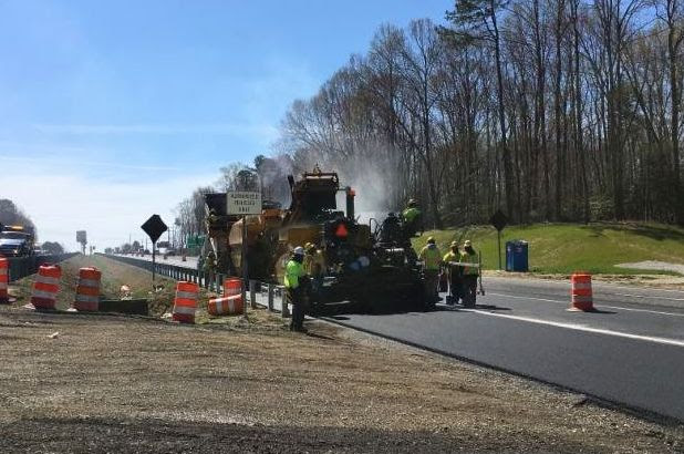 The Virginia Department of Transportation is finishing up segment II of the Interstate 64 widening project. (WYDaily/Courtesy of VDOT)