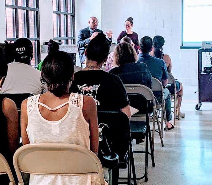 Devin Jarvis and his wife, Elissa, teach a relationship course at the Fort Monroe Community Center in Hampton (WYDaily/ Courtesy of Transform HVA)