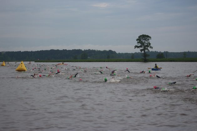 James City County hosted its first Ironman 70.3 triathlon Sunday, May 5, 2019 at Chickahominy Riverfront Park. (WYDaily/Alexa Doiron)