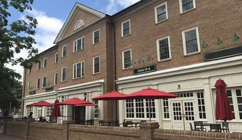 The hub will be located on the ground floor of Tribe Square across the open-air walkway from Chick-fil-A, which opened last fall. (WYDaily/Courtesy of Erin Zagursky