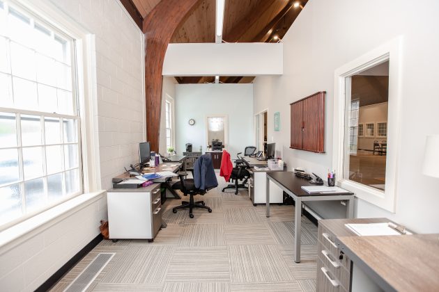 One of the shelter's many offices. (WYDaily Photo/Francesca Eller)