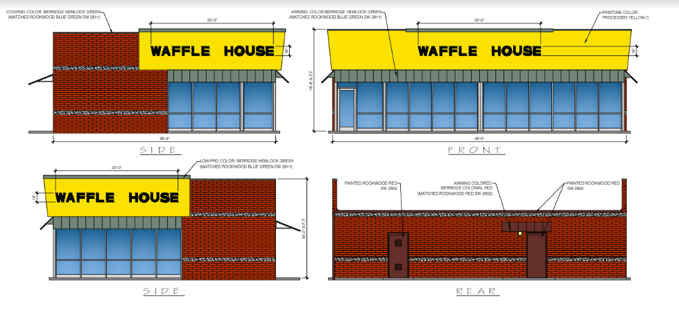 A developer has submitted plans for a Waffle House along George Washington Memorial Highway in Grafton. (WYDaily/Courtesy York County)