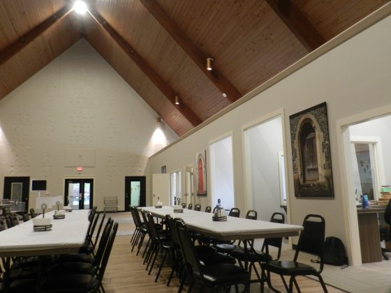 According to Woloszynowski, the shelter can serve over 70 people hot food at a time, with options available in other parts of the shelter if they need more space. (WYDaily Photo/Benjamin West)