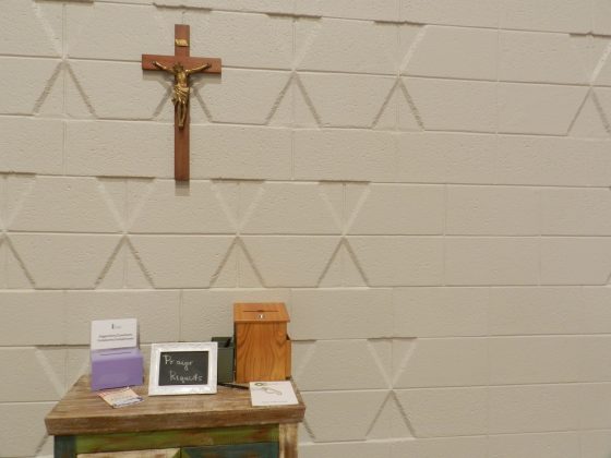 Woloszynowski said there are people of many faith groups working and volunteering at the shelter. (WYDaily Photo/Benjamin West)