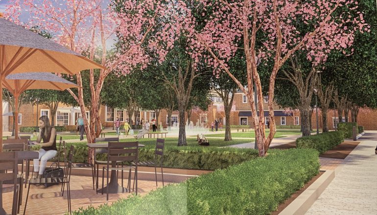 The Colonial Williamsburg had retracted their previous application to change the area, but now they are resubmitting new conceptual plans for the City of Williamsburg's architectural review board to review on Tuesday. (WYDaily/Courtesy City of Williamsburg)