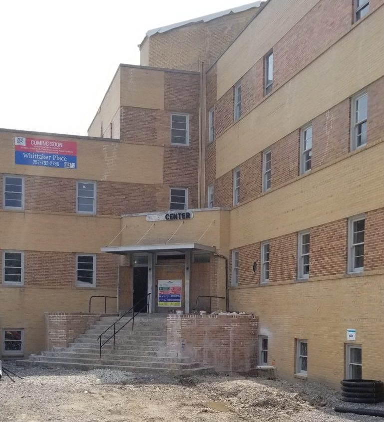 The construction site at Whittaker Memorial Hospital in Newport News (WYDaily/ Courtesy of Mark Turner Construction)