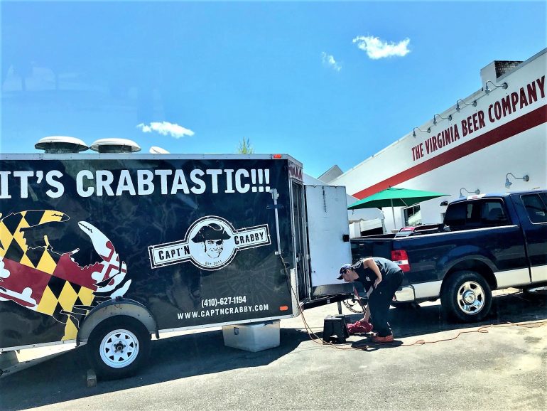 One of the contest's contenders and a regular at the Virginia Beer Company, Capt'n Crabby. (WYDaily Photo/Virginia Beer Company)