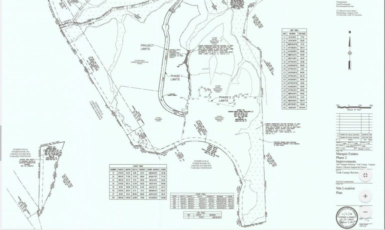 A map of Marquis Hills for Phase One and Phase Two. (WYDaily/Courtesy York County)