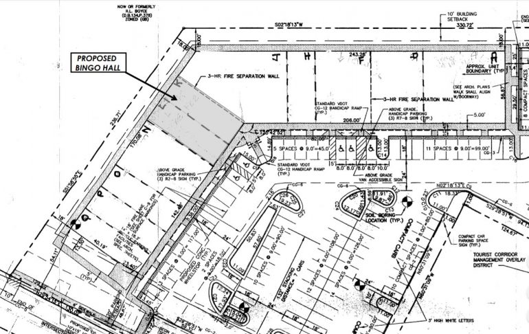 The new bingo hall will be in the Palace Plaza shopping center. (WYDaily/Courtesy York County)